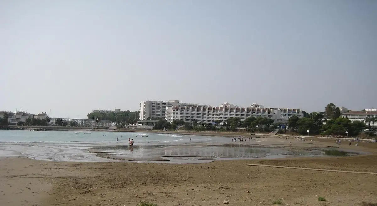 Plage de Las Fuentes (Les Fonts) à Alcossebre, quartier du complexe Eurhostal