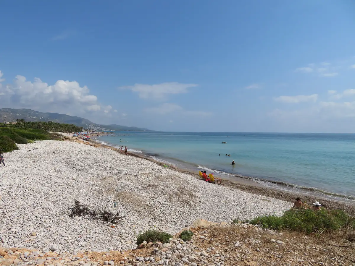 Plage de Manyetes (Tropicana), au nord du secteur de Capicorb, à Alcalà de Xivert