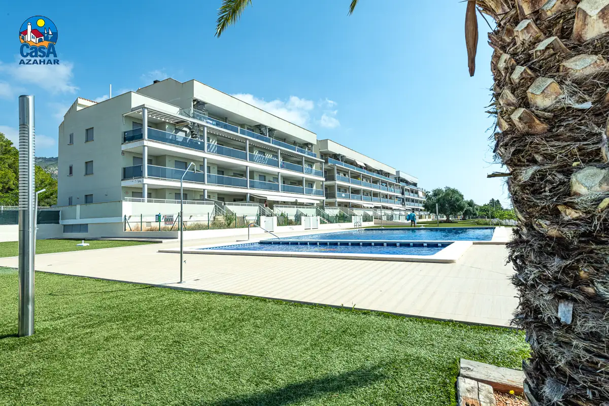 Jardin et piscines de la Résidence Don Pedro à Alcossebre