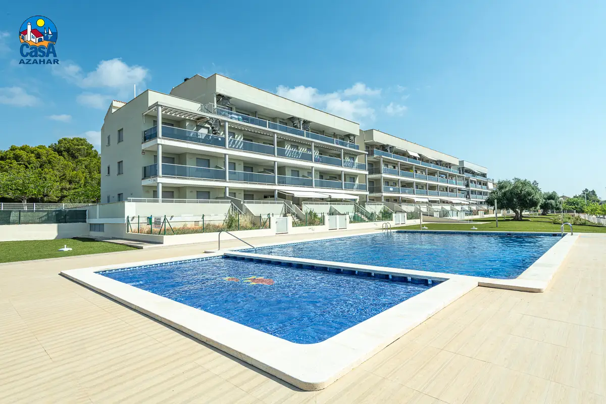Piscine pour adultes et piscine pour enfants des appartements Don Pedro, Alcocéber