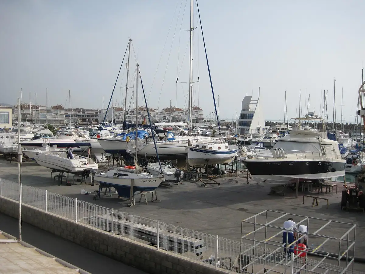 Port de plaisance de Las Fuentes à Alcossebre, près de Las Villas de Las Fuentes