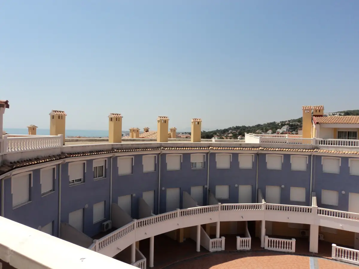 Façade des appartements Marcomar dans le quartier Marcolina d'Alcossebre