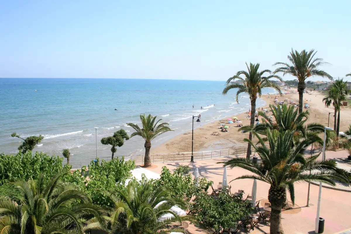 Plage du Cargador face aux appartements Vista Alegre, Alcossebre